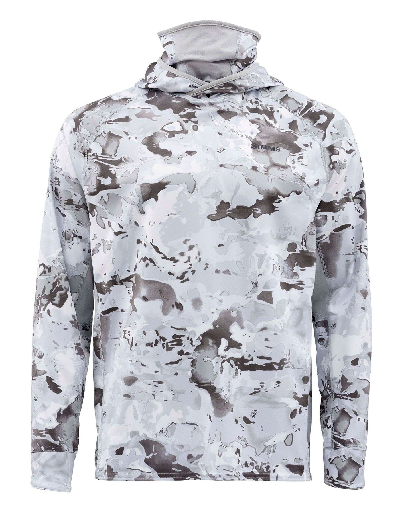M's SolarFlex UltraCool Sunshield Shirt  - Cloud Camo Grey -rollover