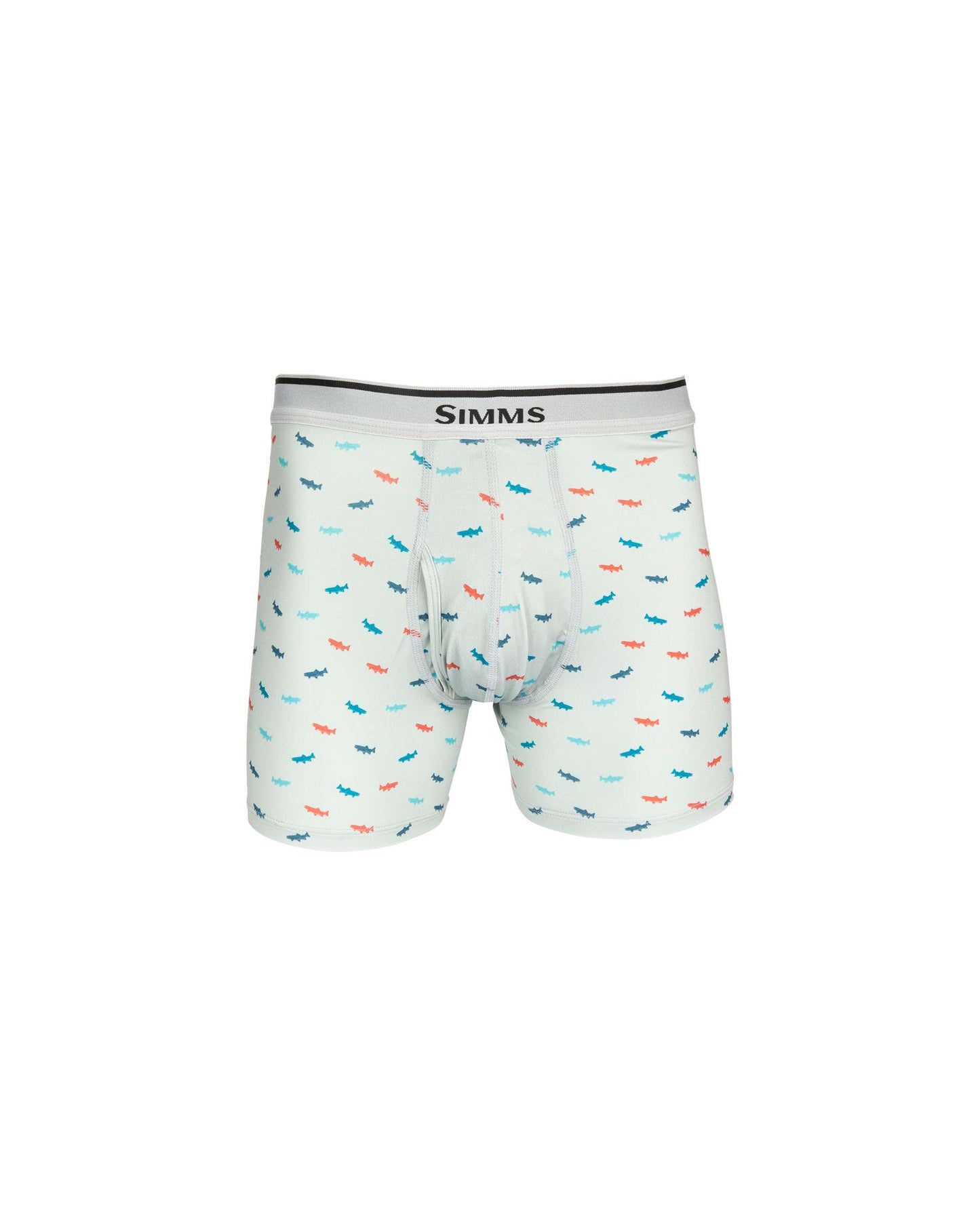 M's Simms Boxer Brief - Trout Critter Sterling