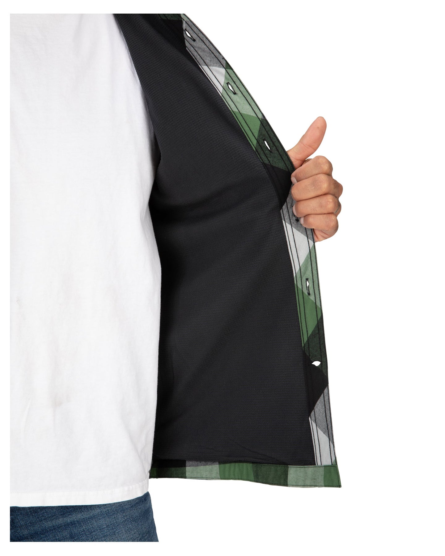 Moss Green Buffalo Plaid