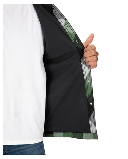 Moss Green Buffalo Plaid