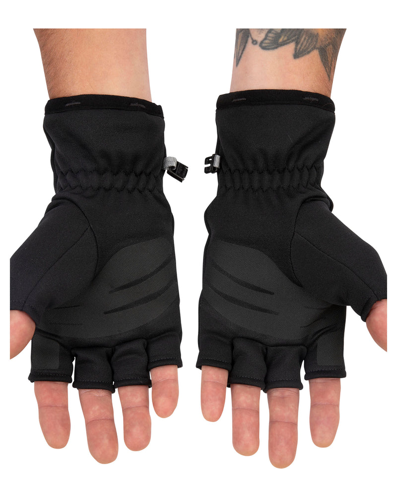 Simms Black Freestone Half-Finger Glove