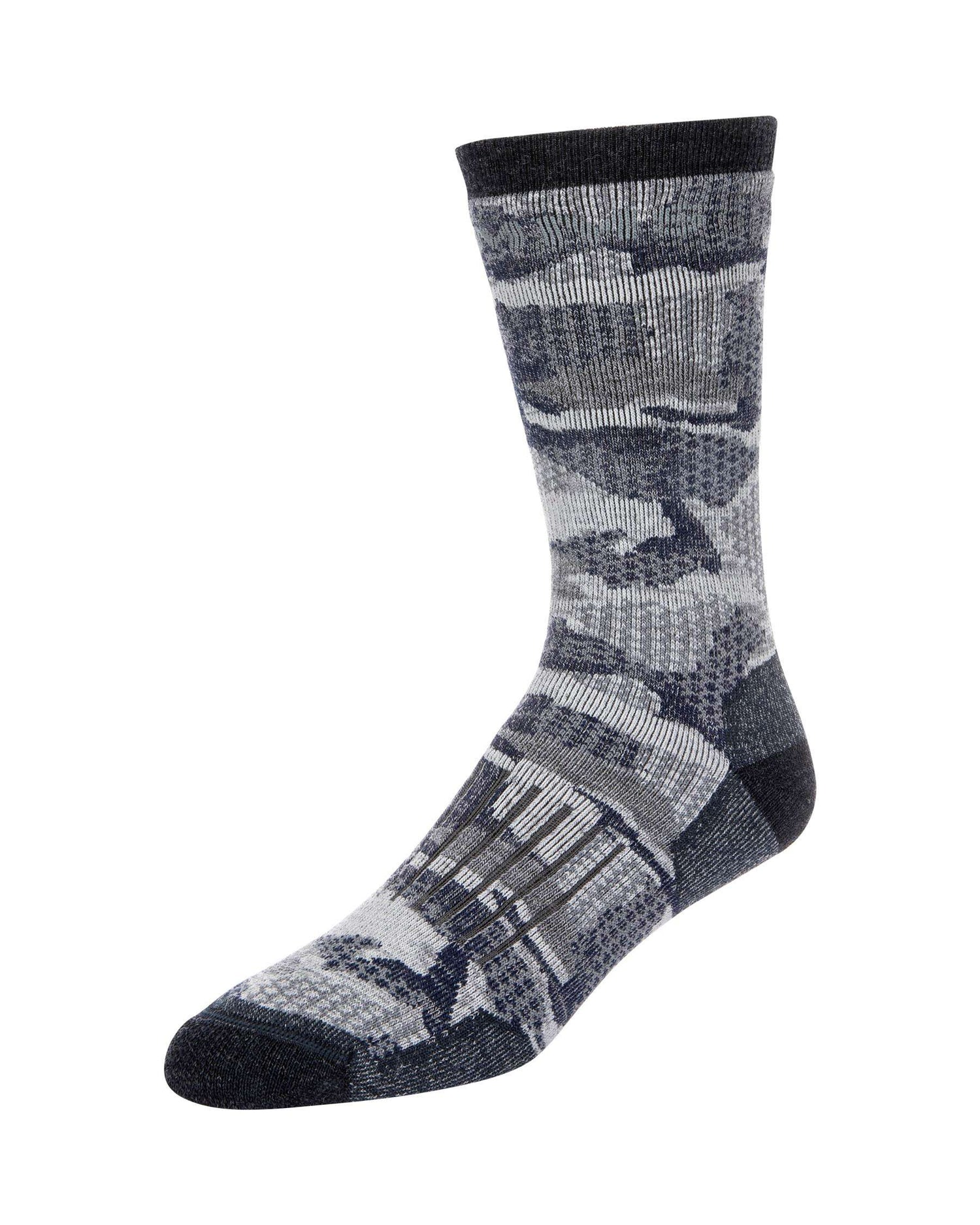 Womens Merino Midweight Hiker Sock - Hex Flo Camo Admiral