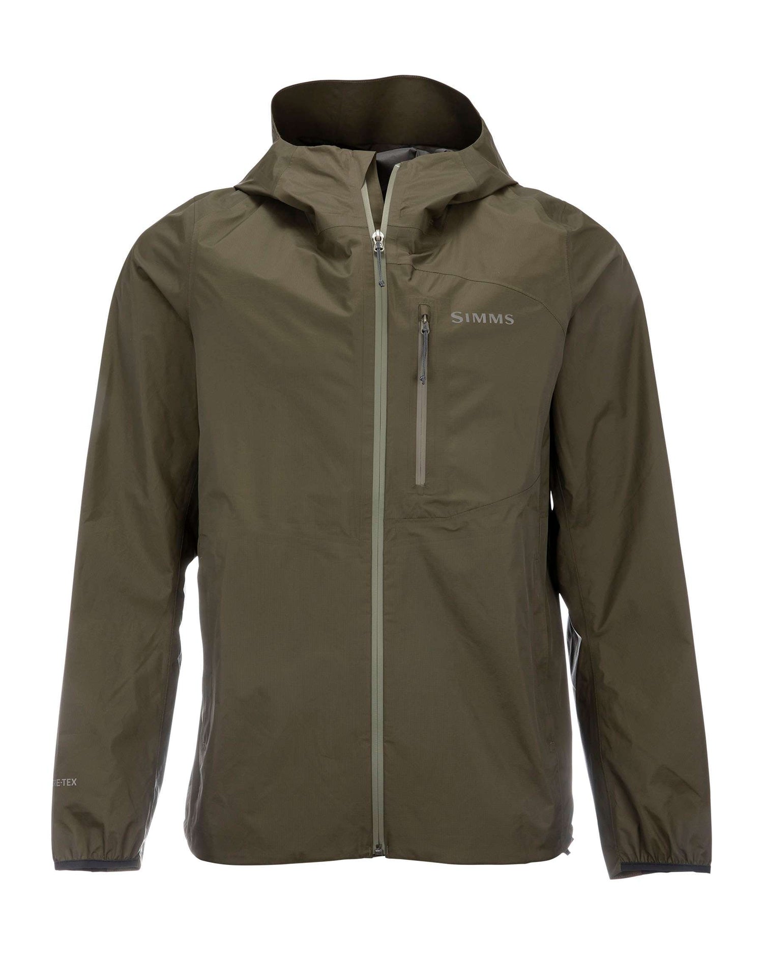 Simms Flyweight Shell Jacket - L - Dark Stone