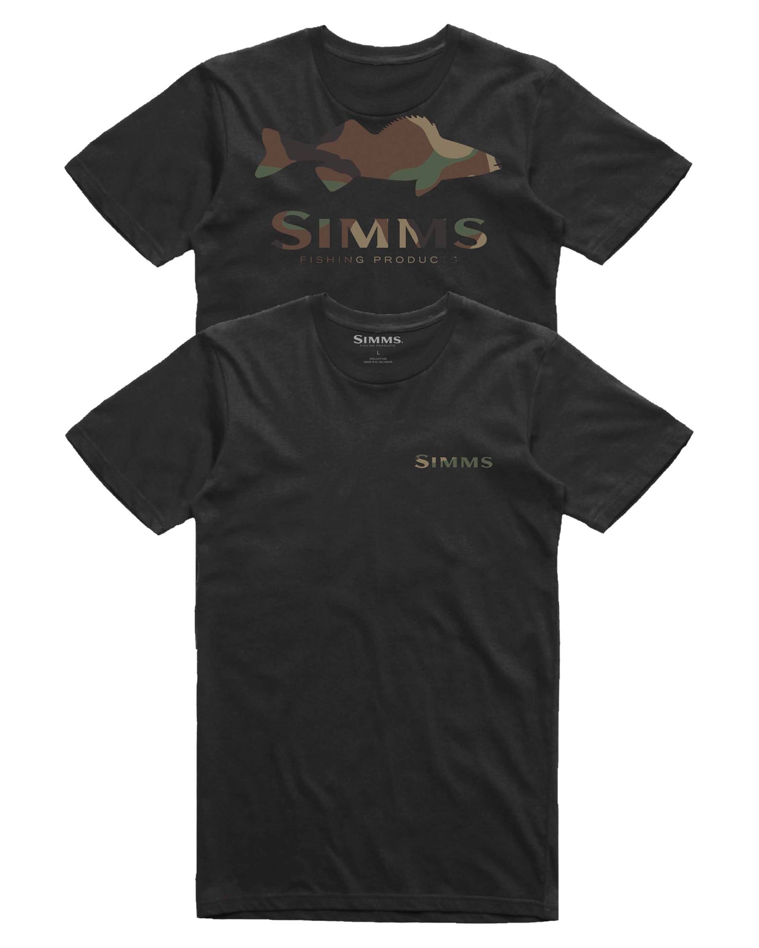 M's Walleye Logo T-Shirt - Black