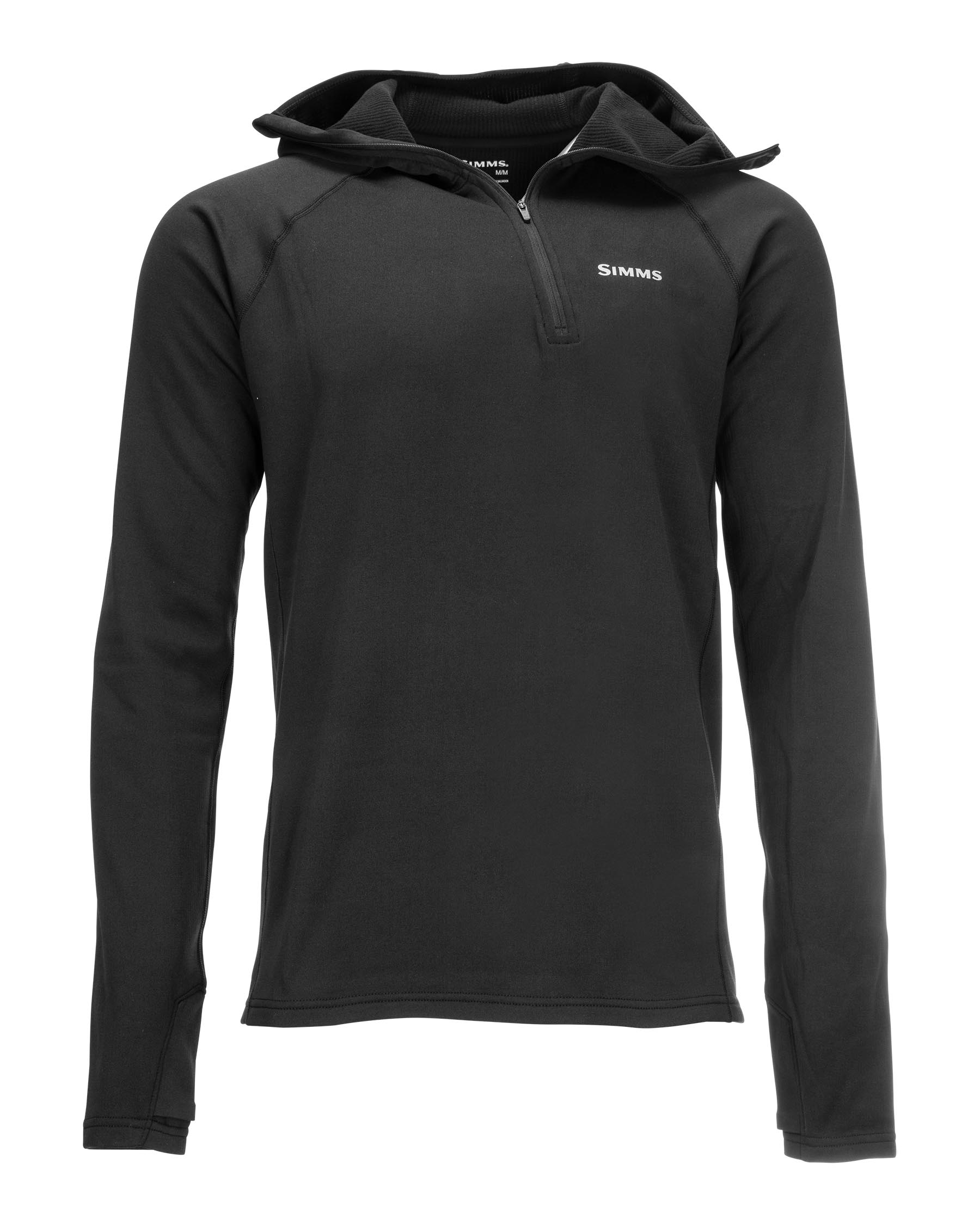 Simms Heavyweight Baselayer Hoody - Black - XL