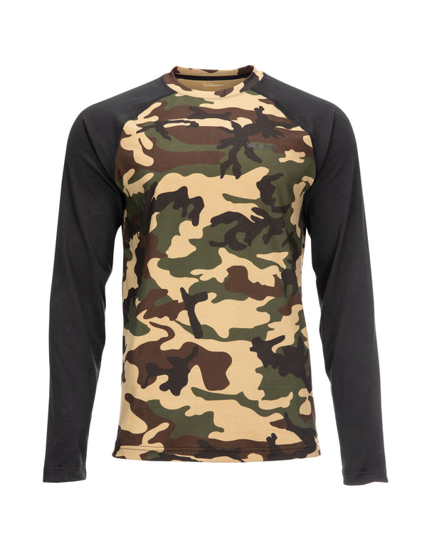lightweight-baselayer-top Woodland Camo