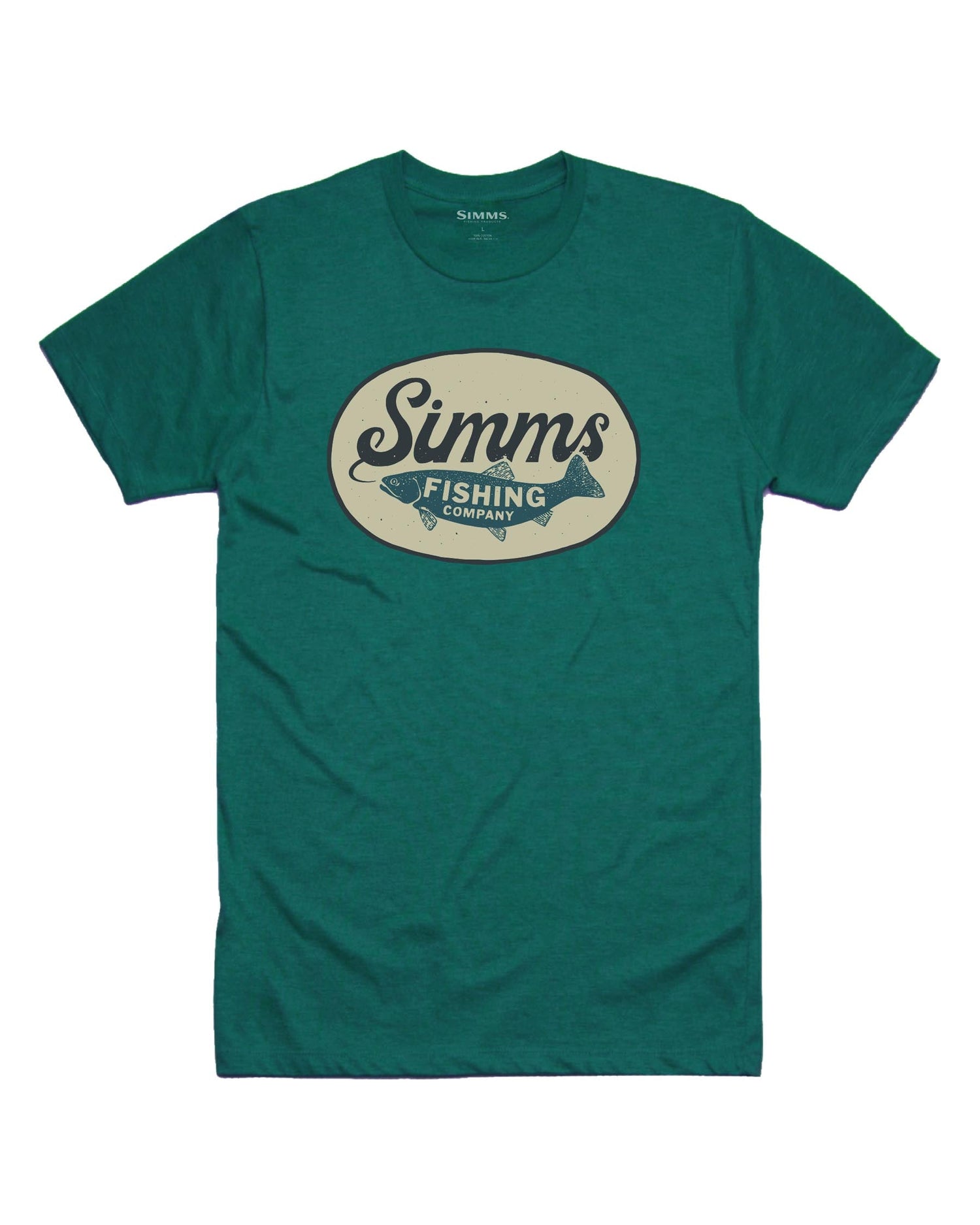 M's Trout Wander T-Shirt - Dark Teal Heather