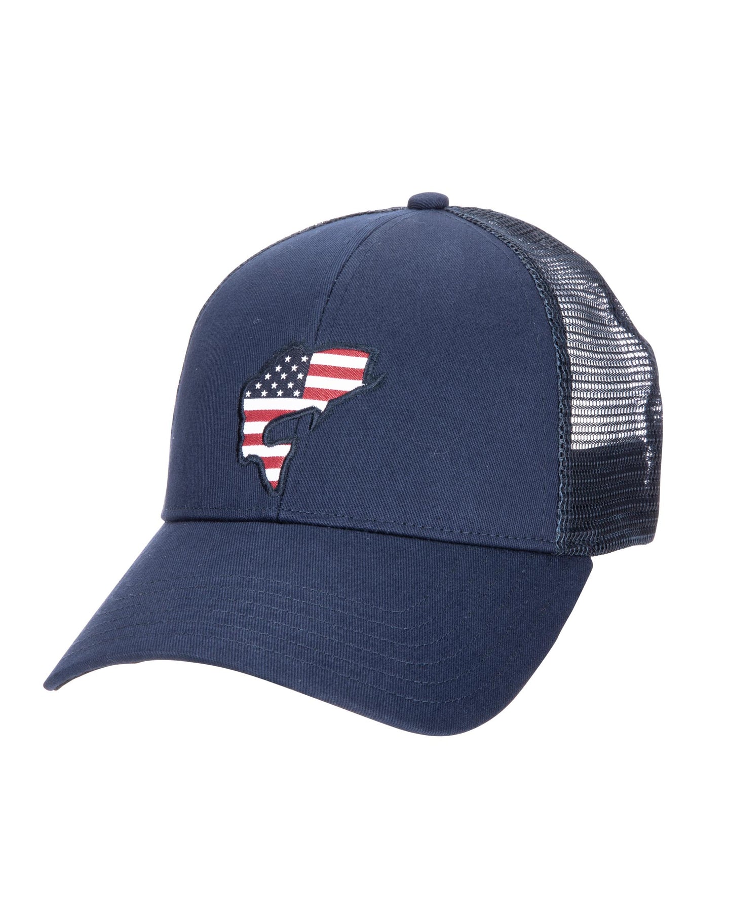 USA Catch Trucker Hat - Admiral Blue