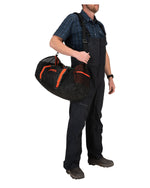 Simms Challenger Mesh Duffel - 60L - Black- on-body