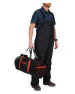 Simms Challenger Mesh Duffel - 60L - Black- on-body