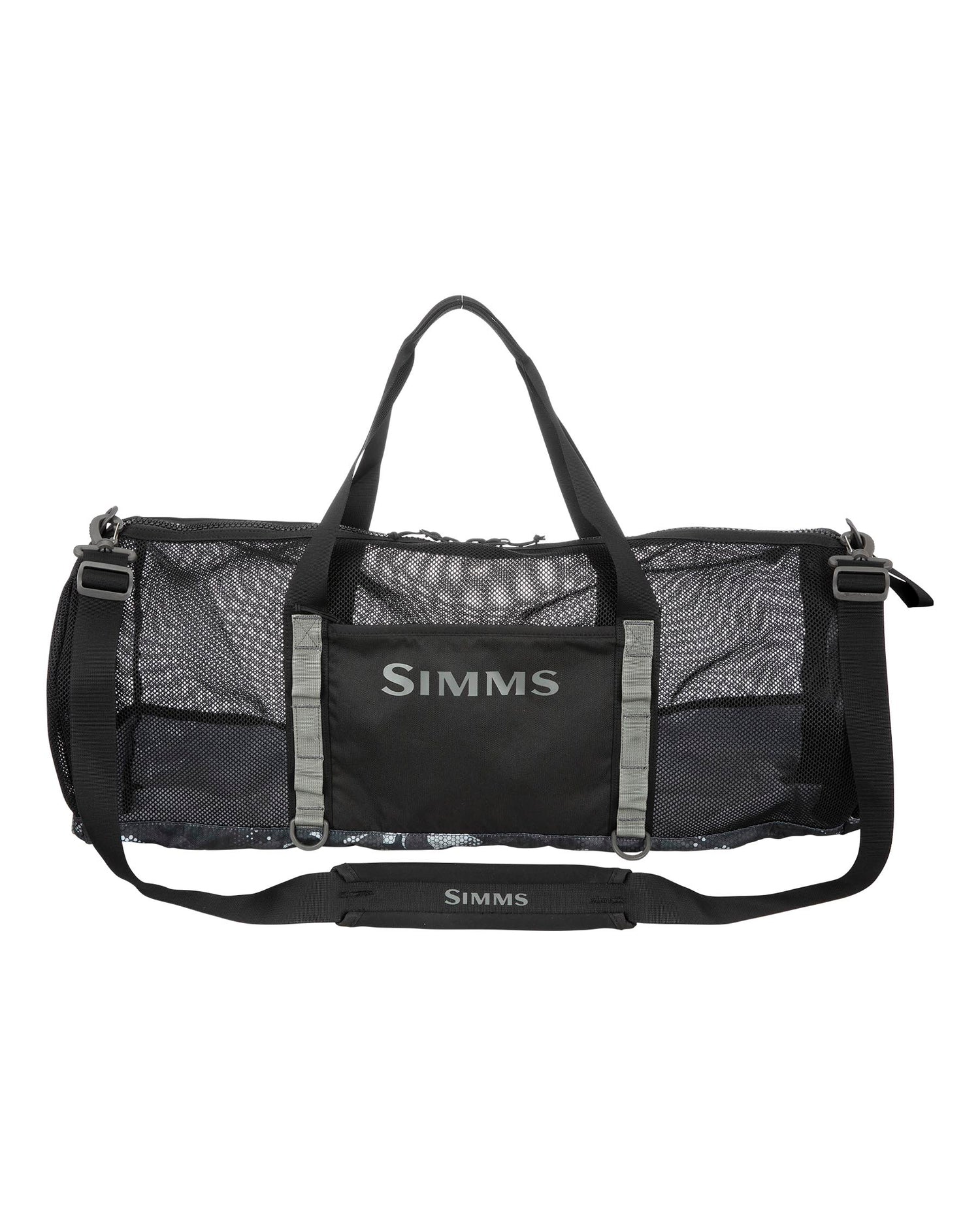 Simms Challenger Mesh Duffel - 60L -Hex-Flo-Camo-Carbon
