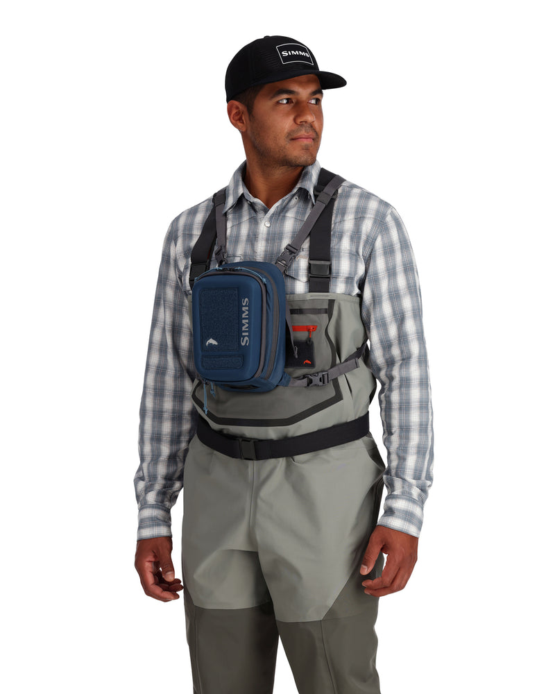 Simms Headwaters Pro Mesh Fishing Vest, 20 Pockets & Rod Holder
