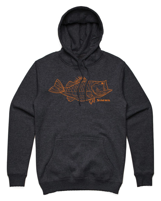 M's Bass Line Hoody -CX - Charcoal Heather