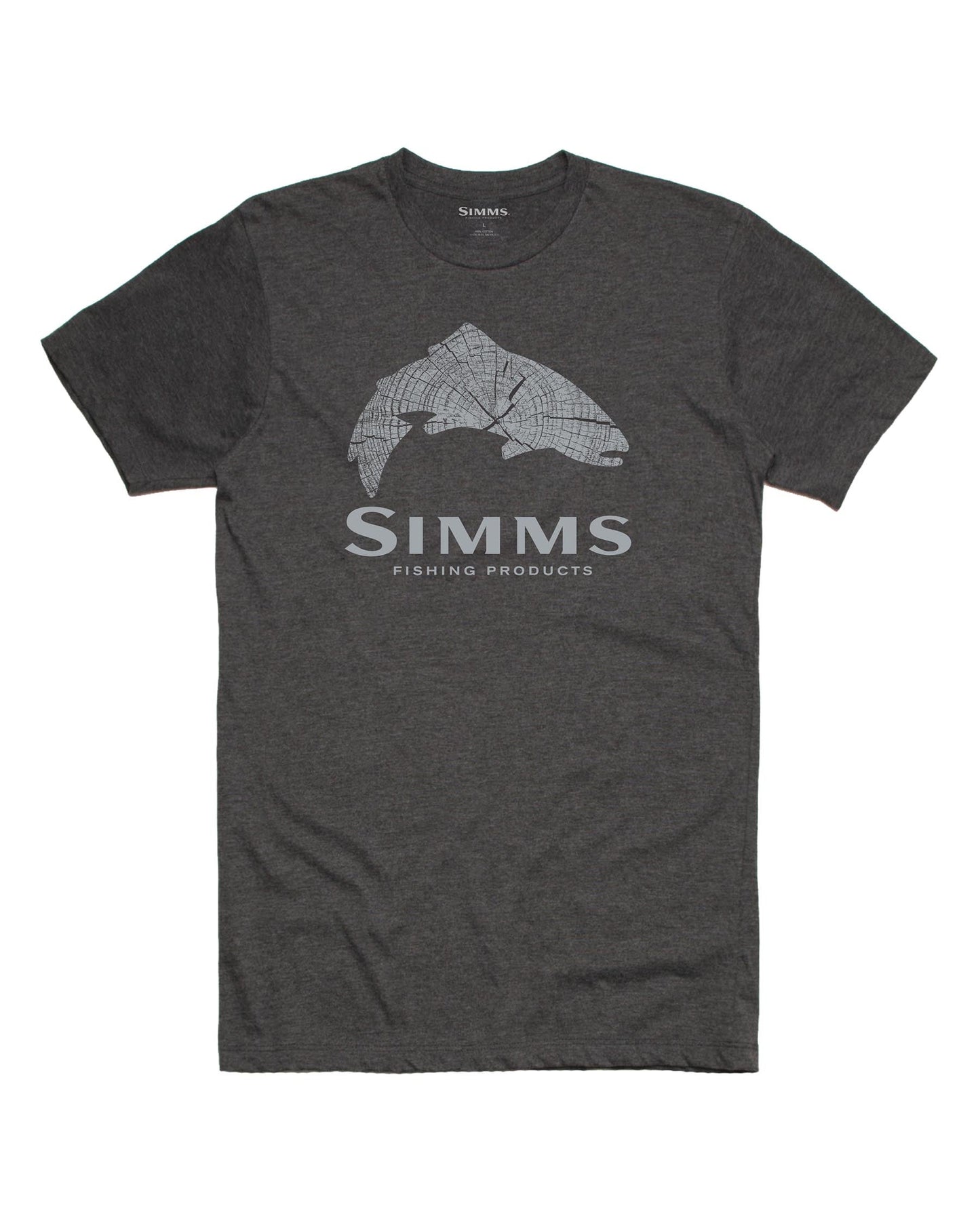 M's Wood Trout Fill T-Shirt - Charcoal Heather