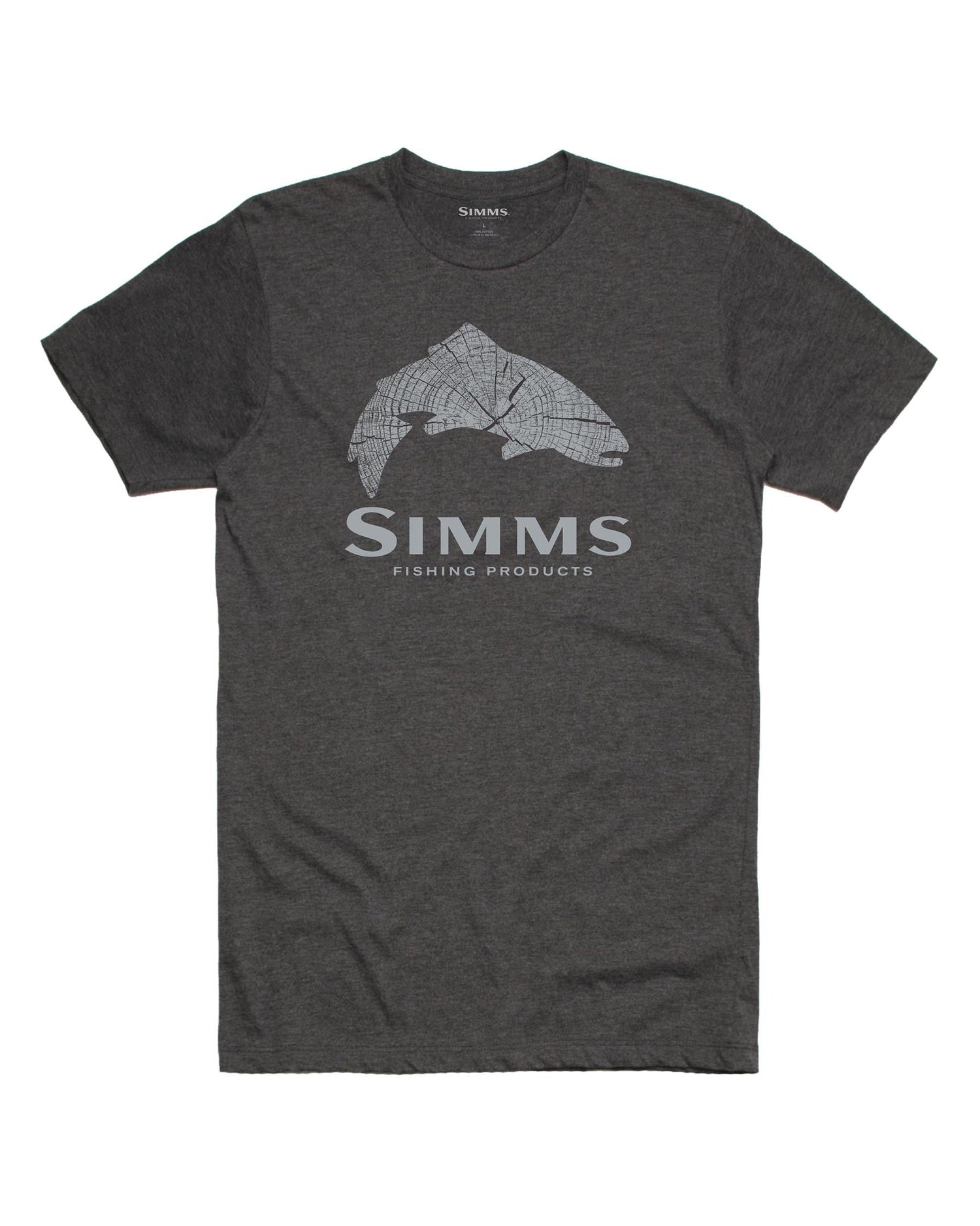 M's Wood Trout Fill T-Shirt - Charcoal Heather