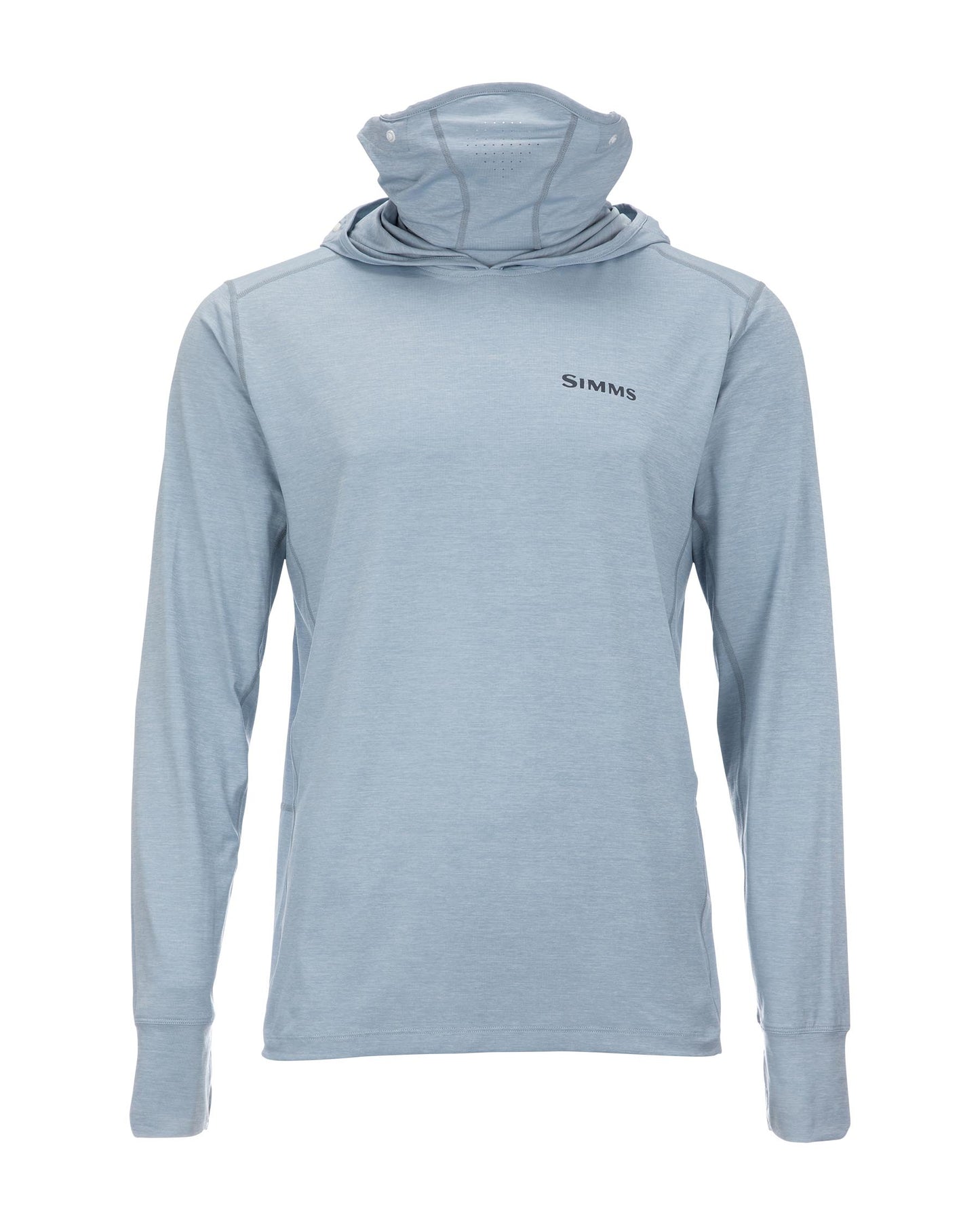 M's SolarFlex Guide Cooling Hoody Steel Blue