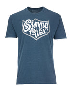 M's Fish It Well Badge T-Shirt Sailor Blue Heather
