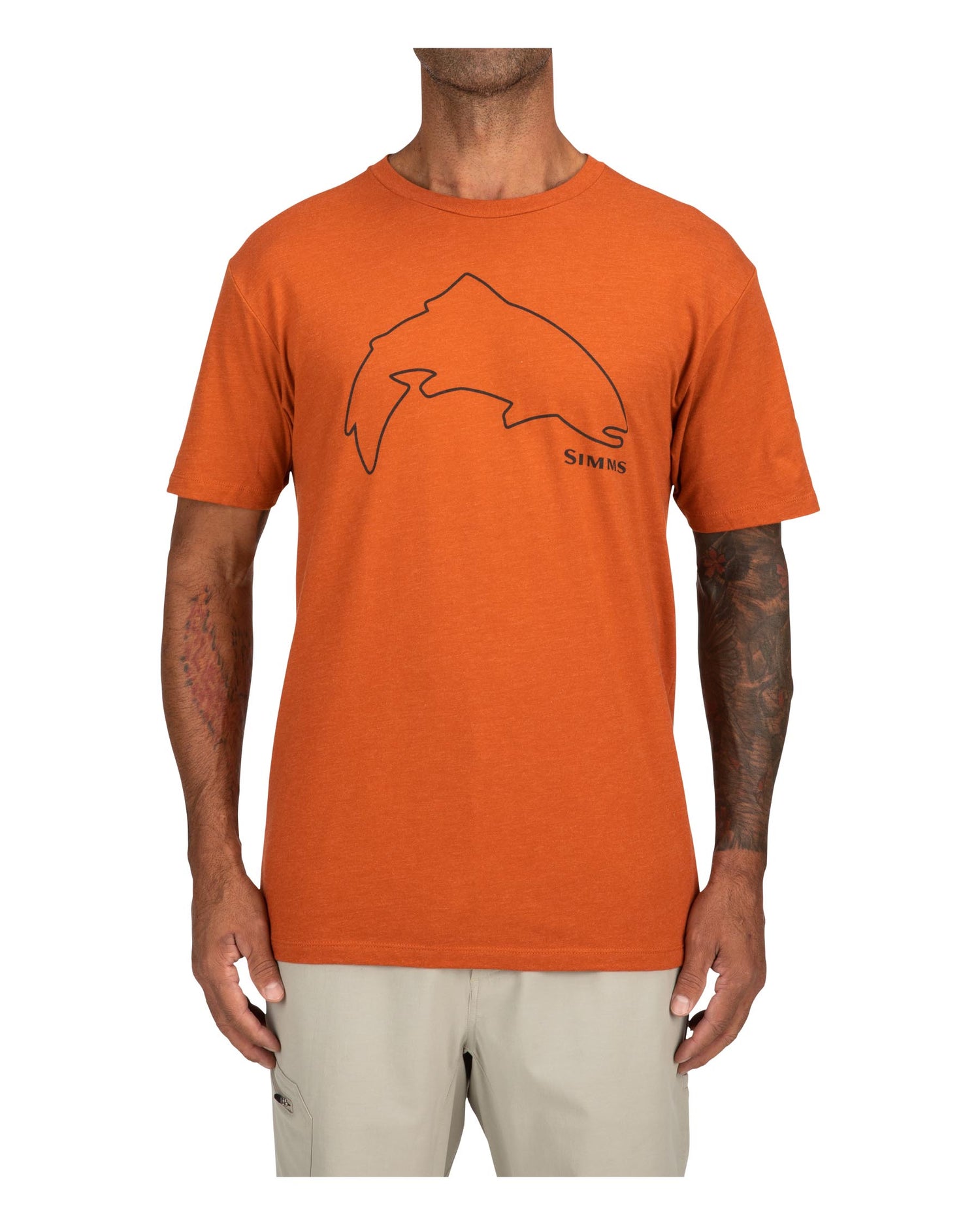 M's Trout Outline T-Shirt