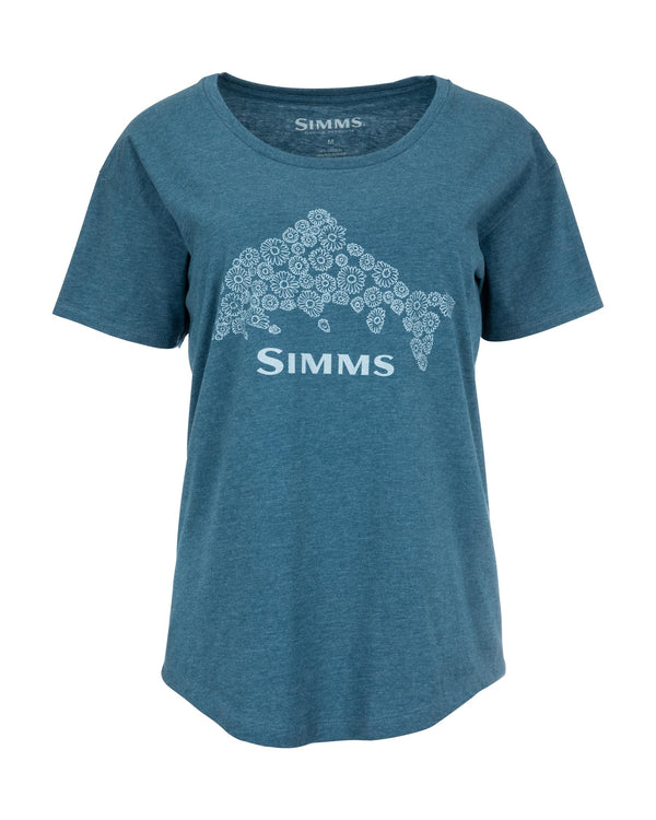 13520-861-womens-floral-trout-t-shirt-steel-blue-heather_s22-front Steel Blue Heather