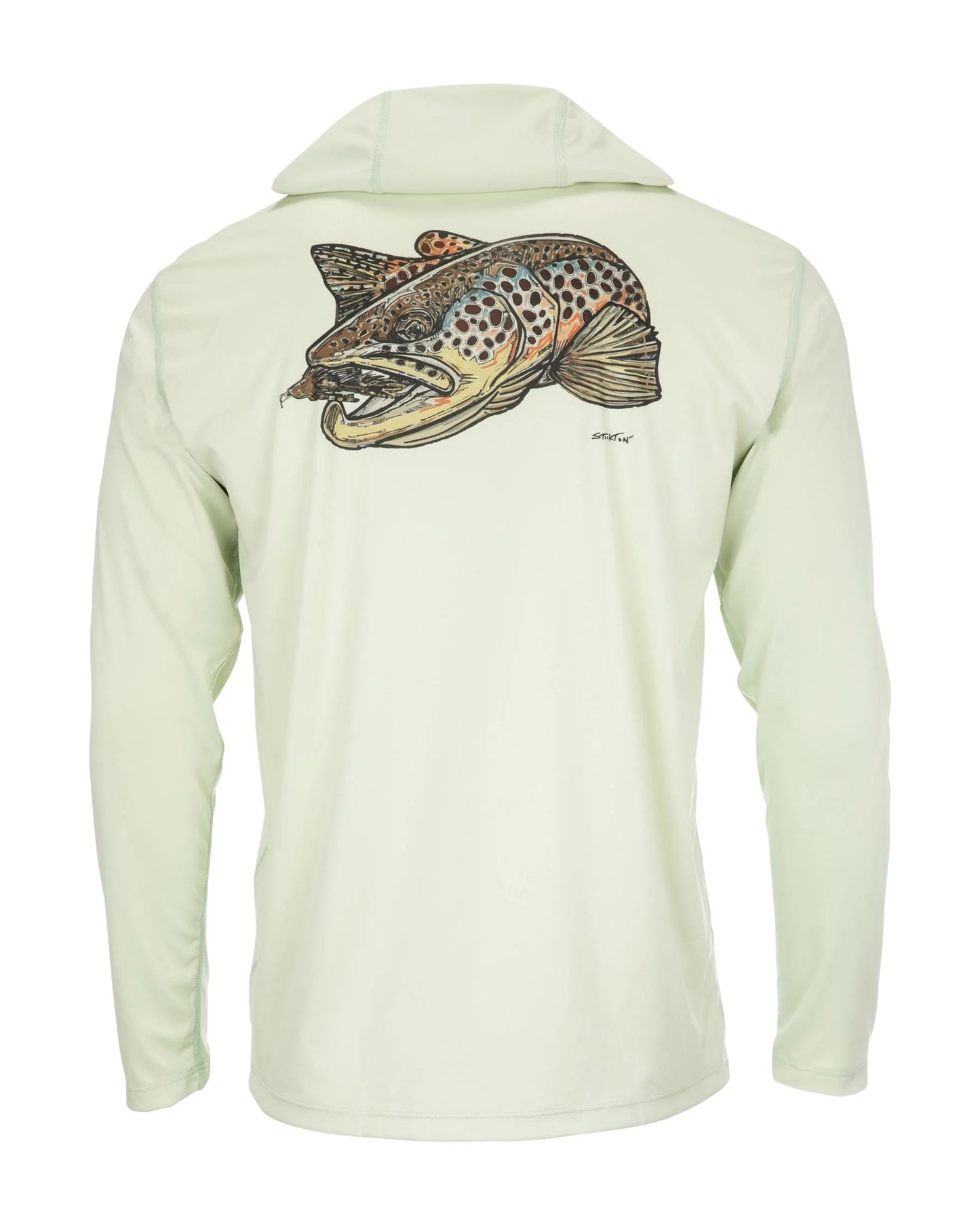 M's Tech Hoody - Artist Series Brown Trout/Lt. Green