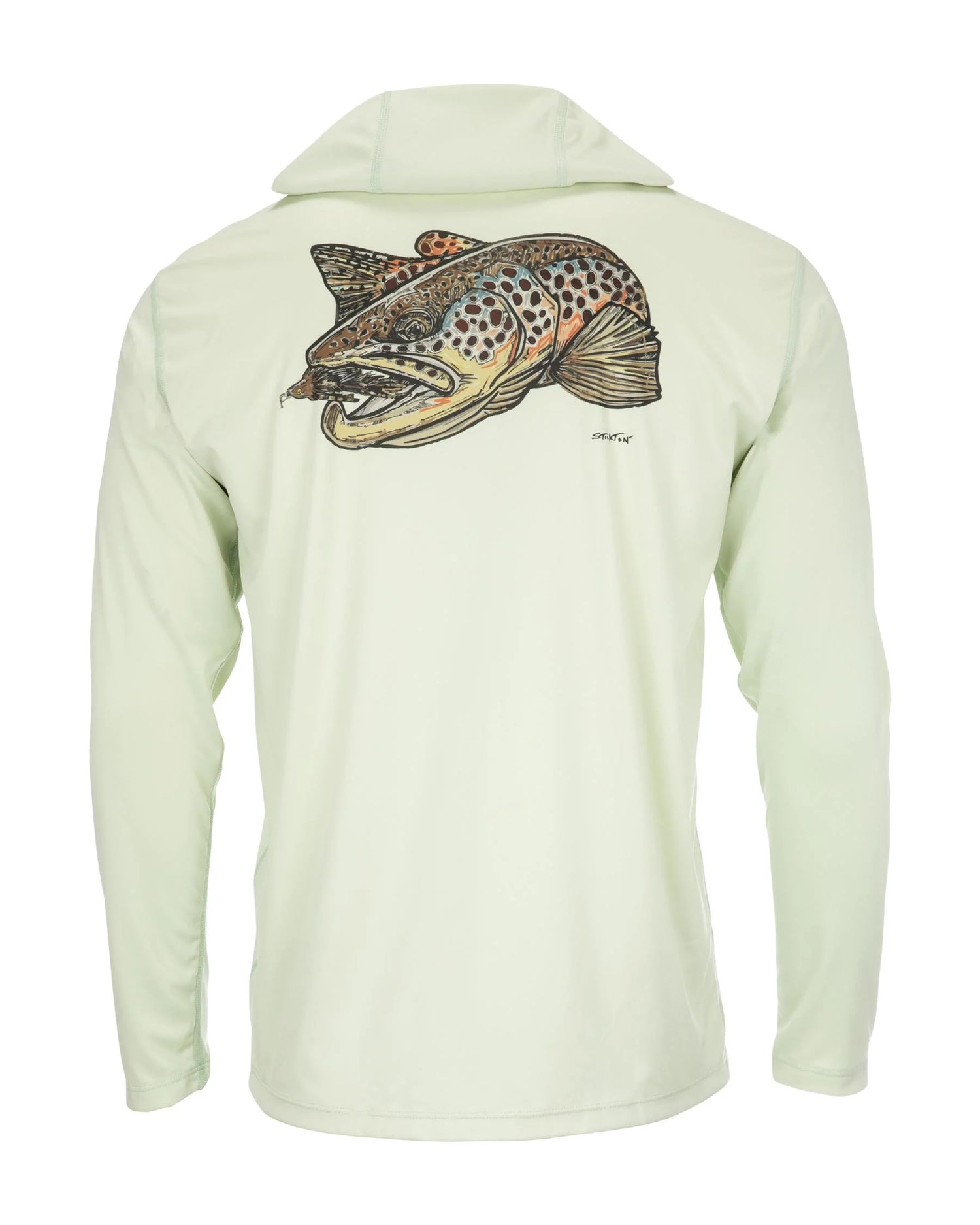 M's Tech Hoody - Artist Series Brown Trout/Lt. Green