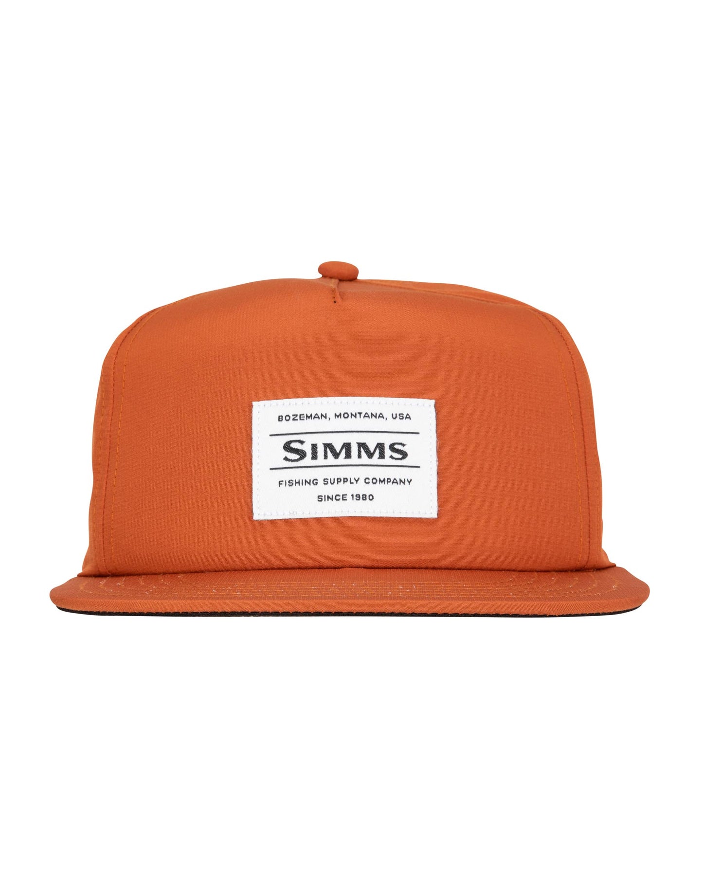 M's Unstructured Flat Brim Cap Simms Orange