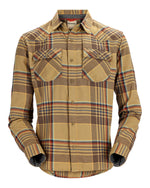 santee-flannel-Camel/Navy/Clay Neo Plaid-mannequin