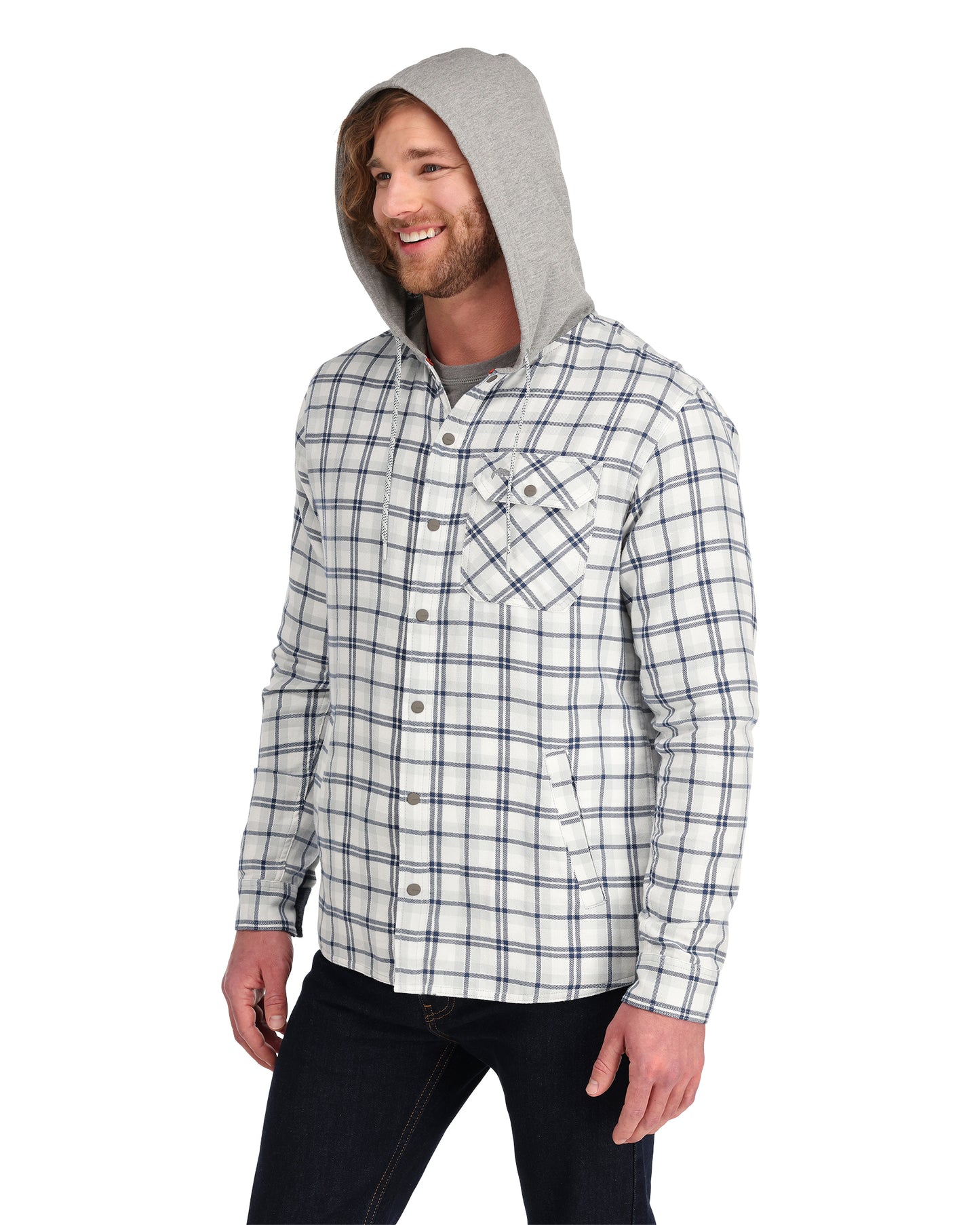 13562-527-santee-flannel-hoody-model