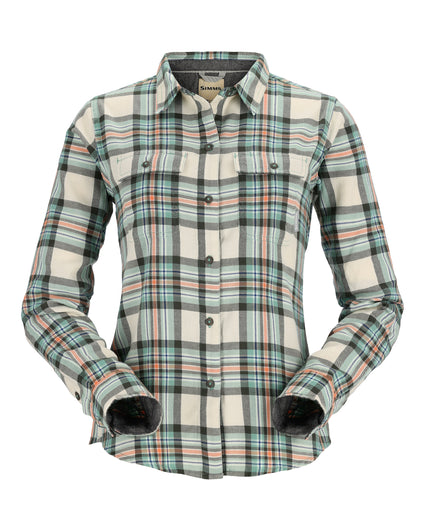 13567-657-santee-flannel-shirt-Mannequin-F22-front Soft Rose Camp Plaid