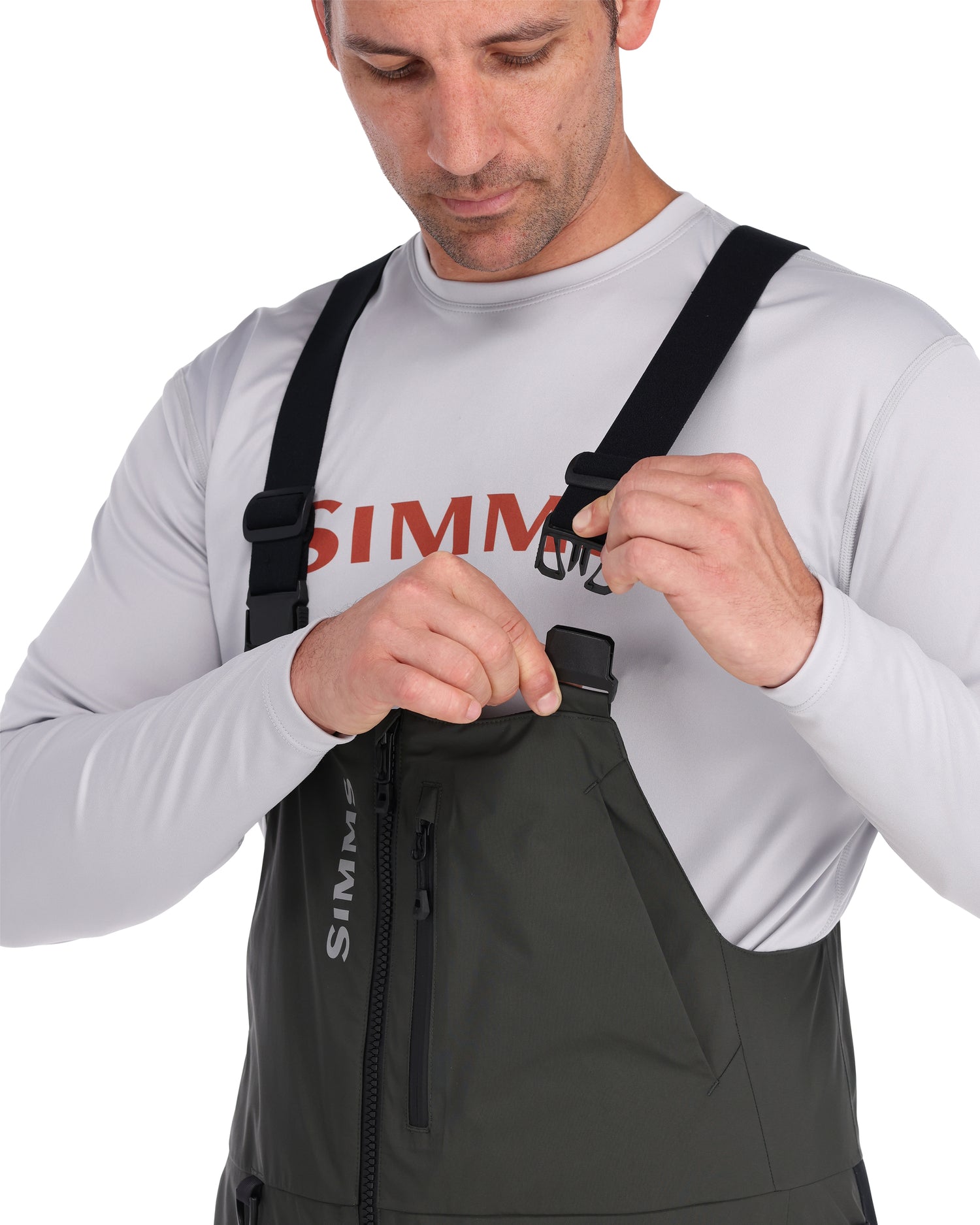 Guide-insulated-bib-carbon-on body