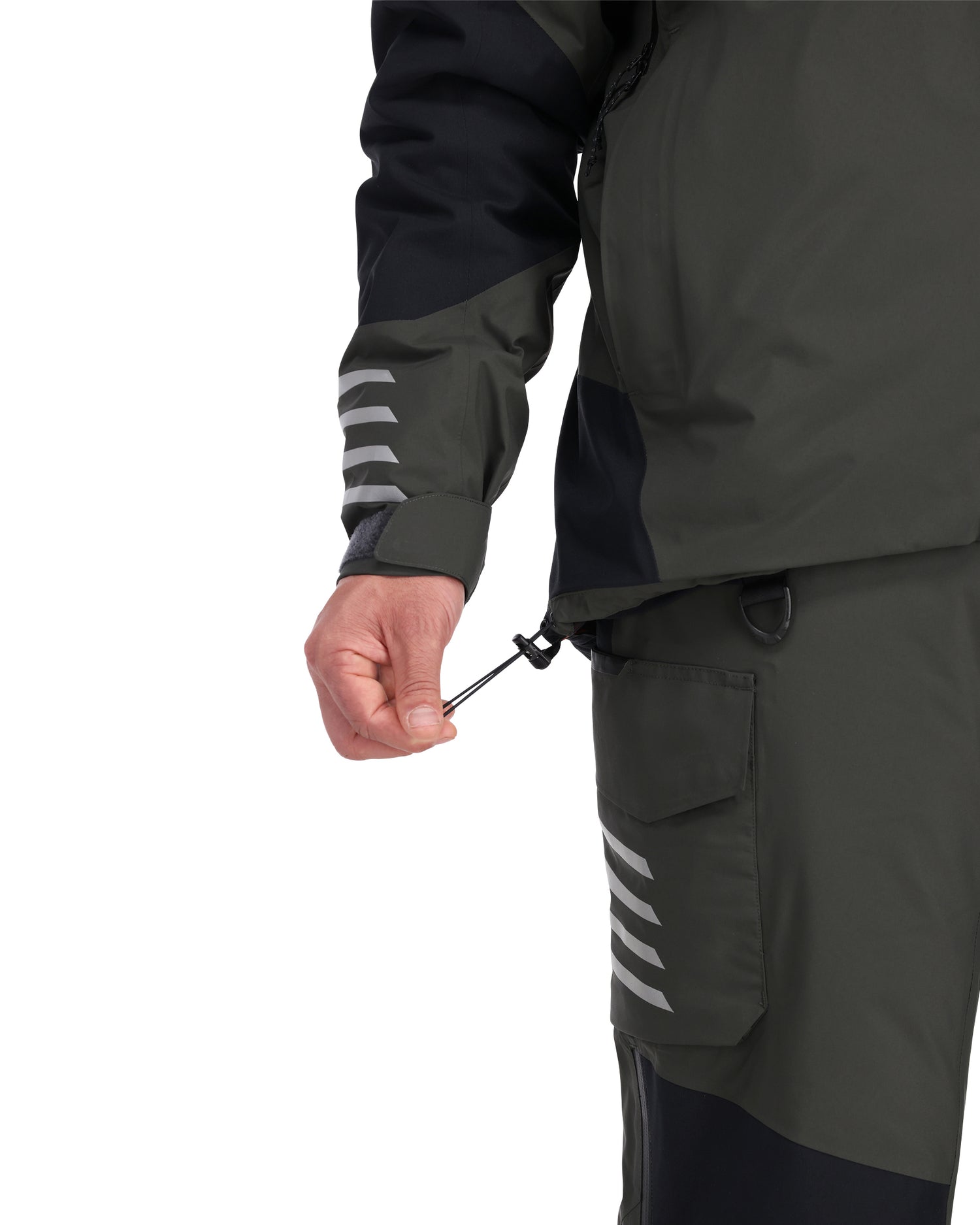 Guide-insulated-jacket-carbon-on body
