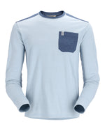 Henrys-fork-crew-sky heather/Clay Heather-mannequin