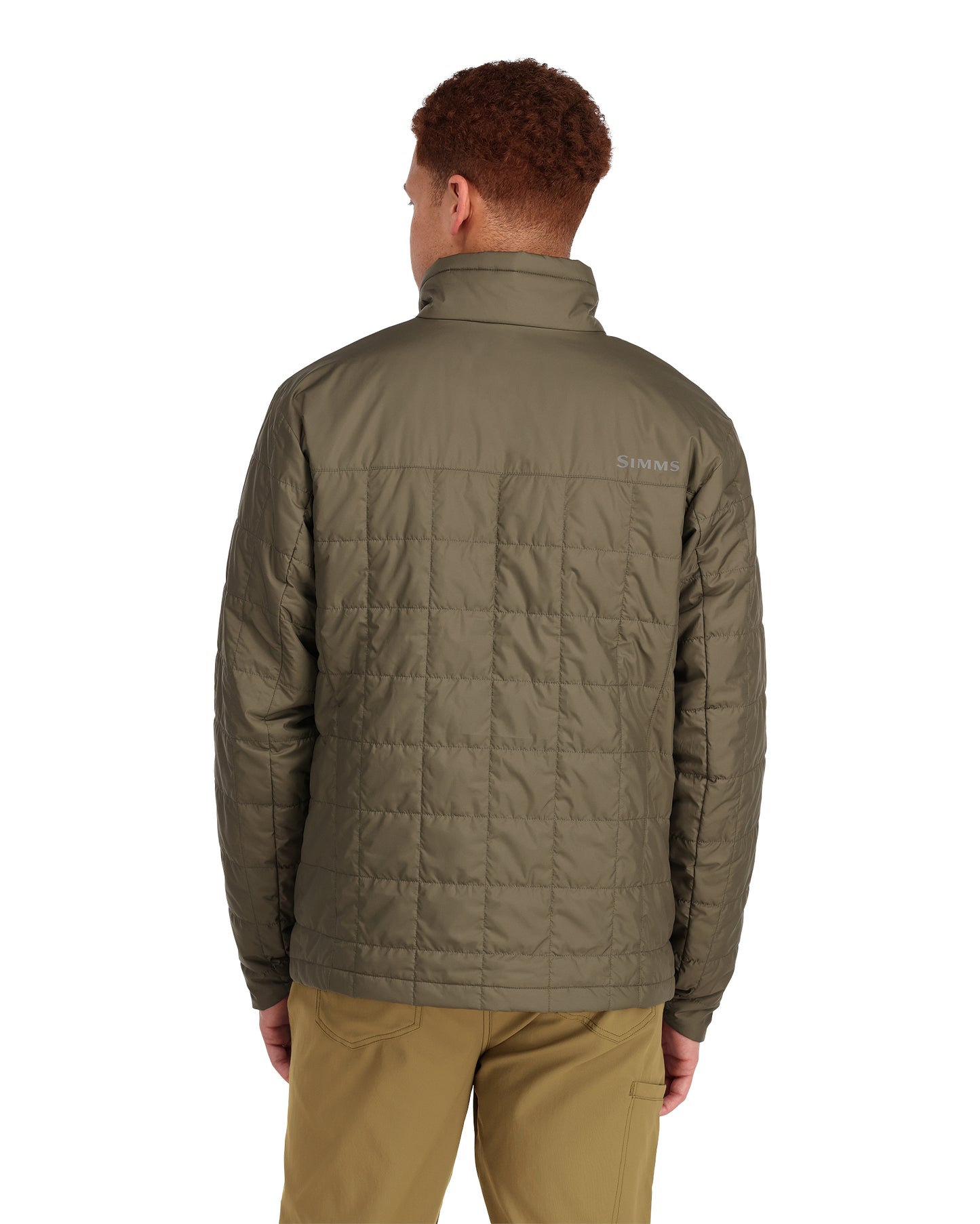 Fall -run-collared-jacket-dark stone-on body