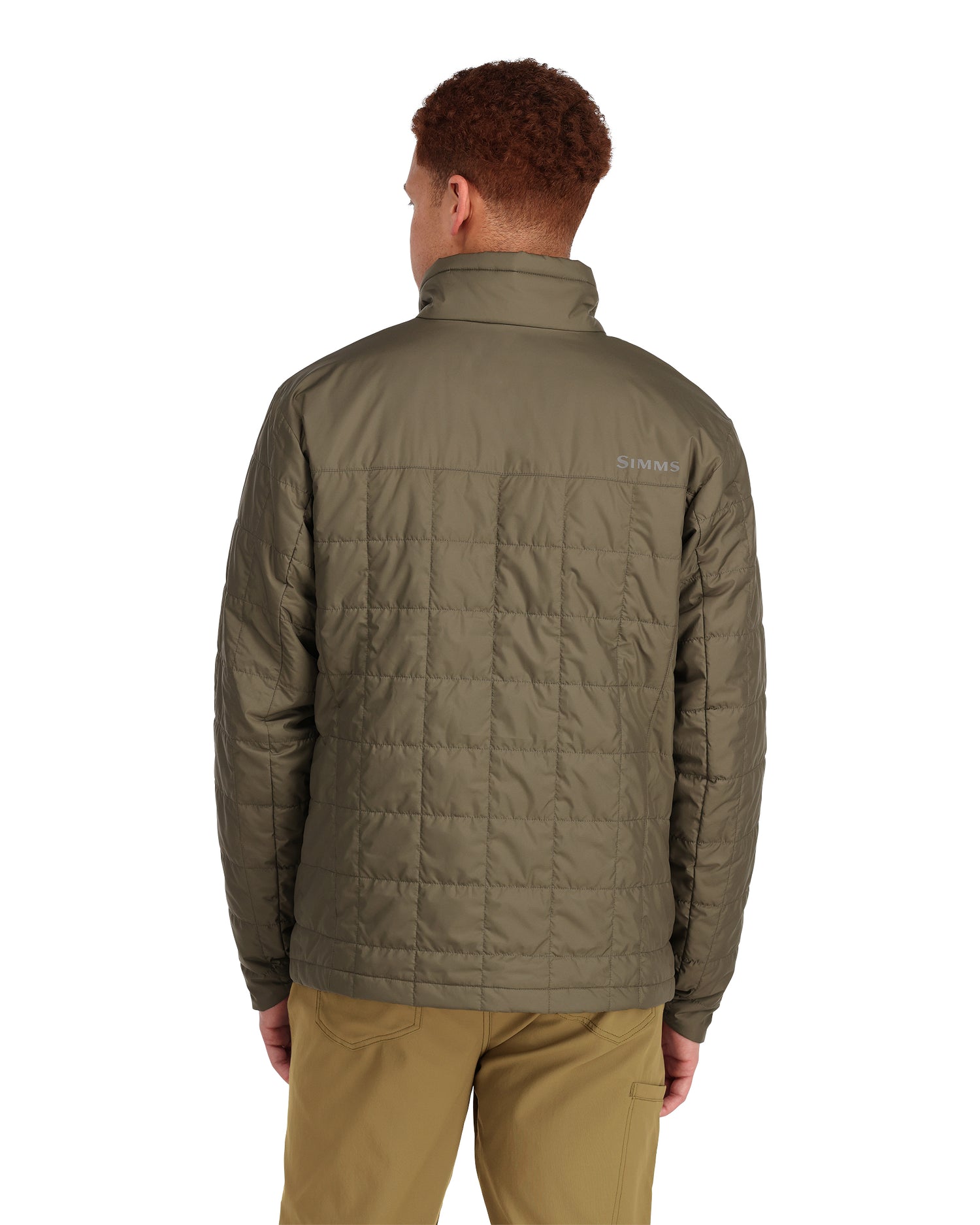 Fall -run-collared-jacket-dark stone-on body