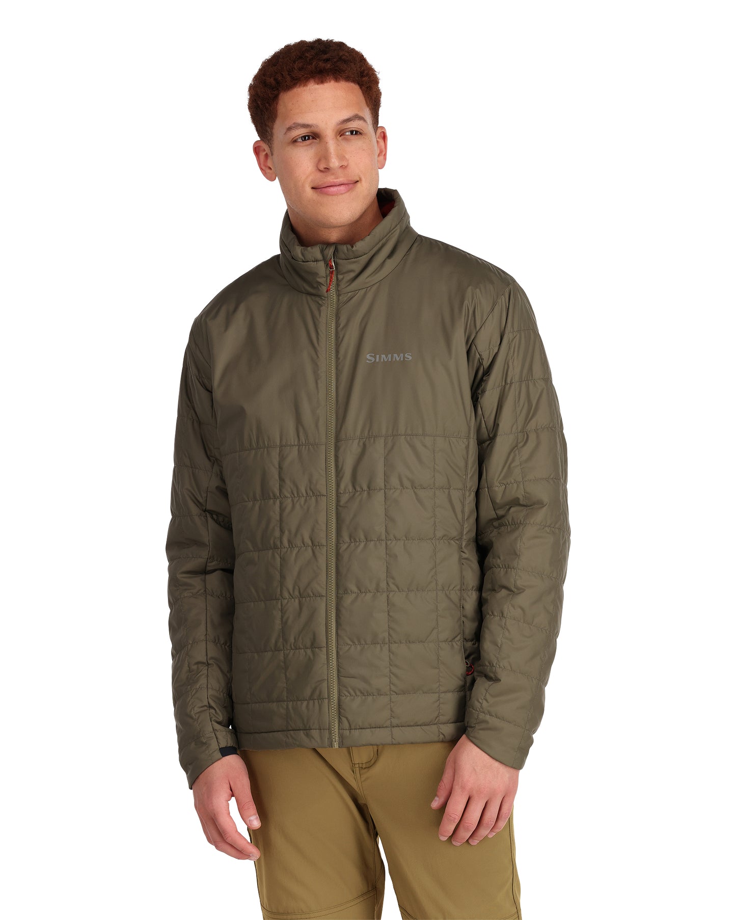 Fall -run-collared-jacket-dark stone-on body
