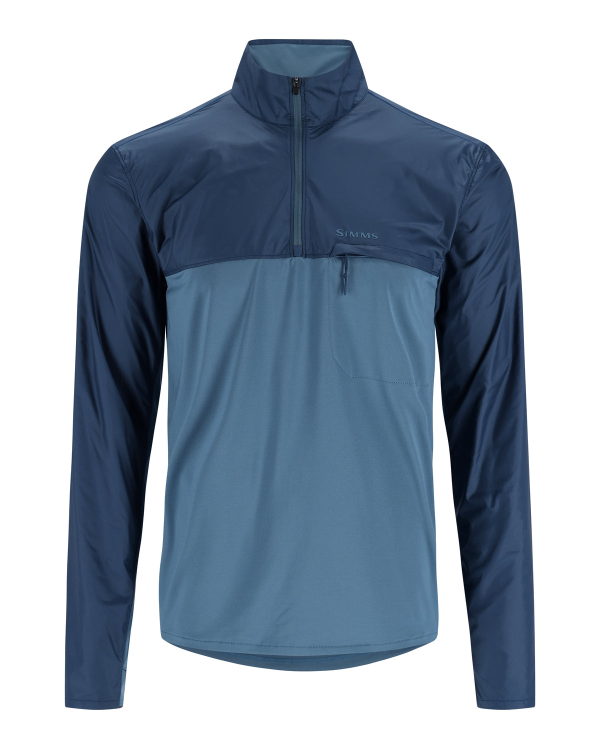 13714-1044-solar-flex-wind-half-zip-shirt-mannequin-s23-front Neptune/Midnight