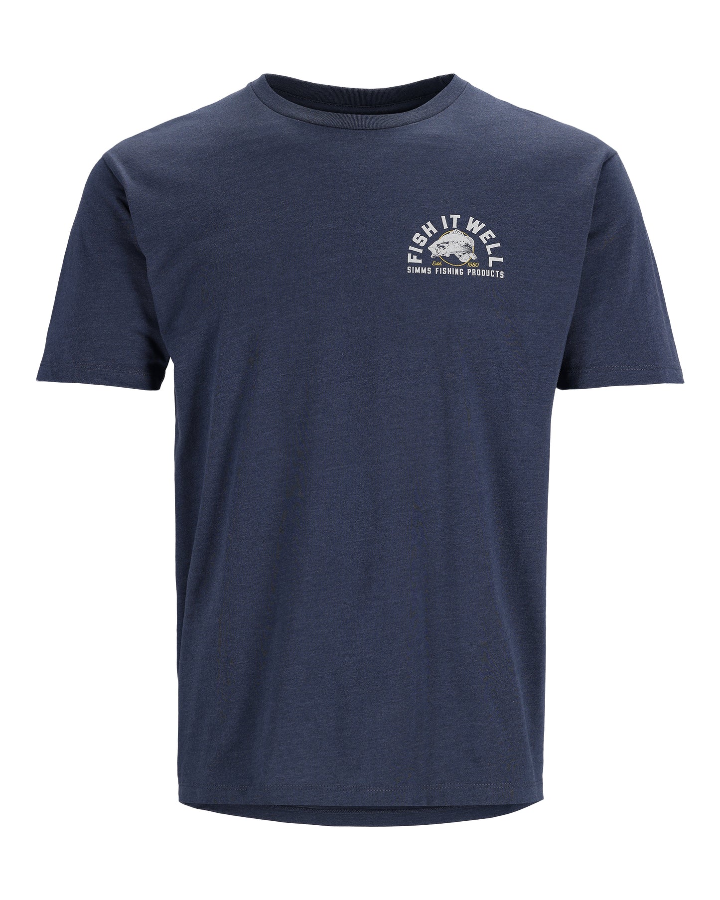 Bass Tombstone T-Shirt -NavyHeather