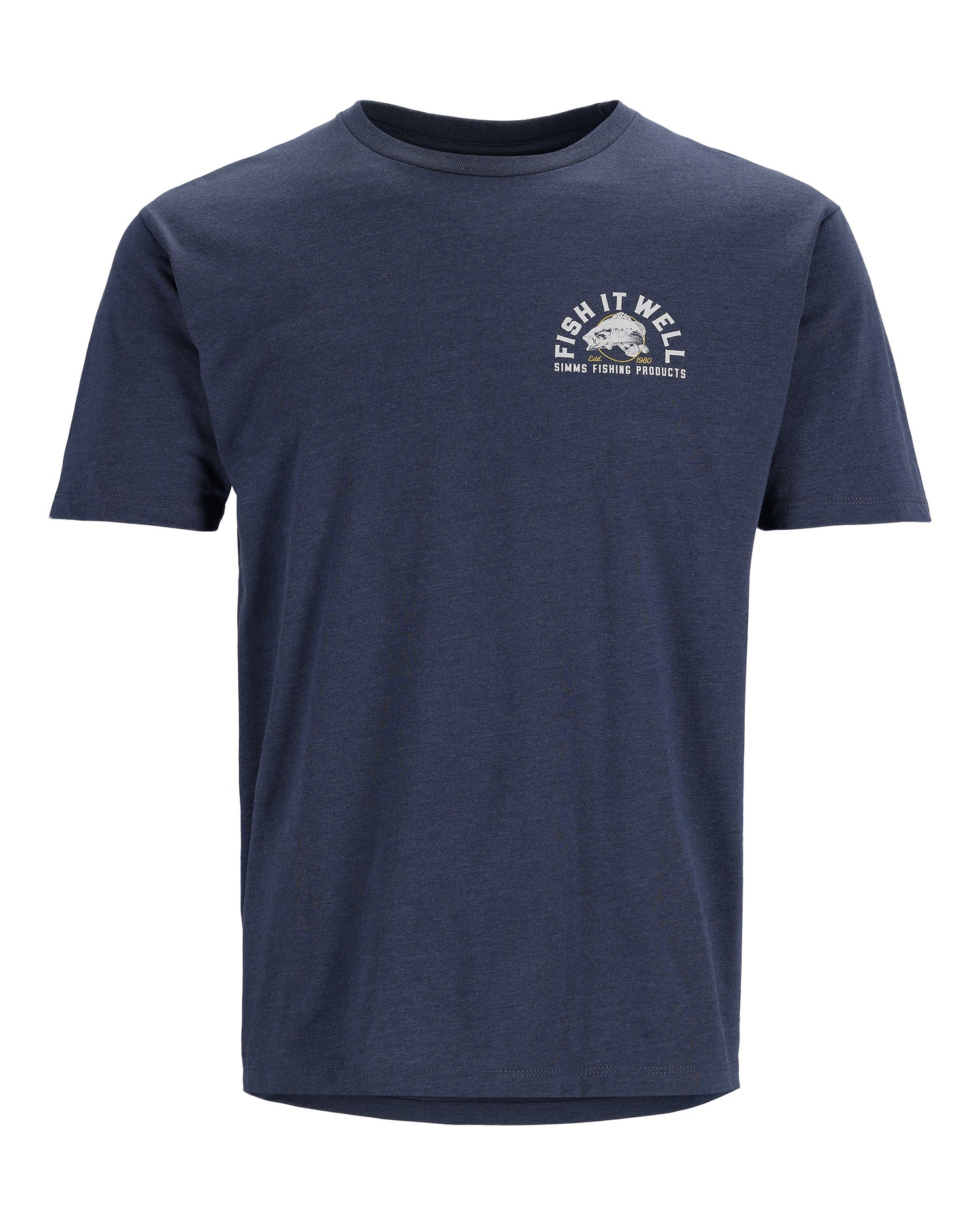 Bass Tombstone T-Shirt -NavyHeather
