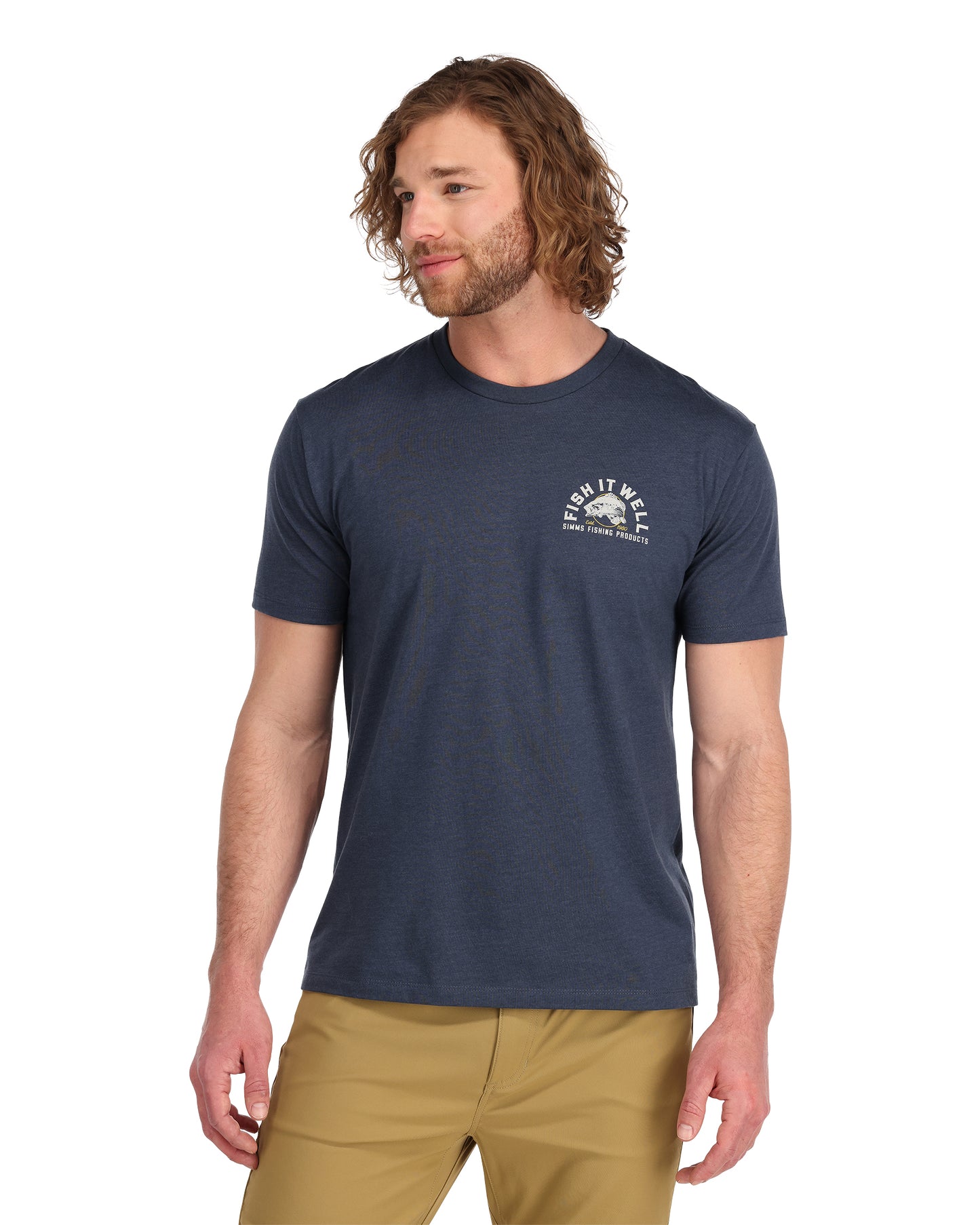 Model wearing Bass Tombstone T-Shirt