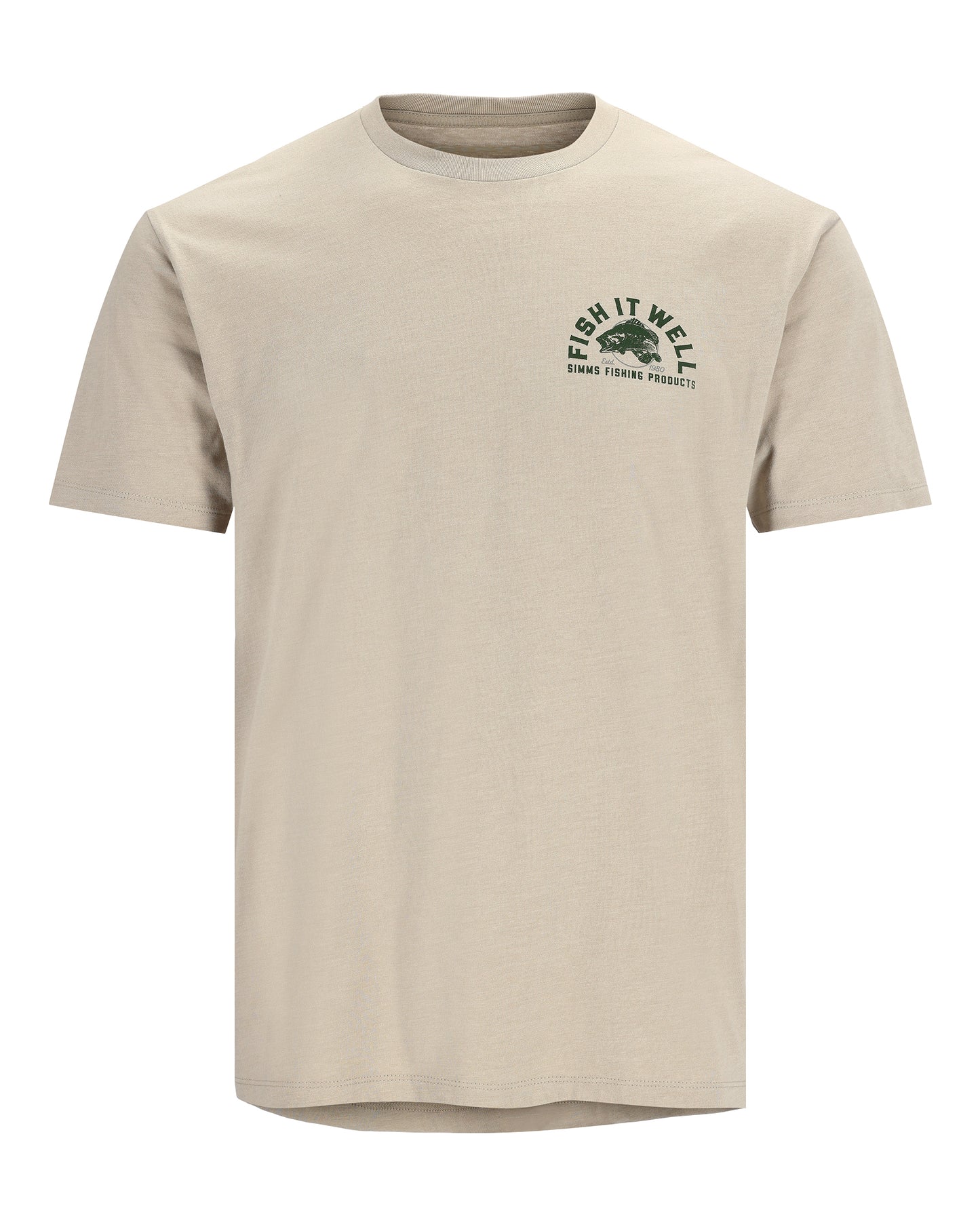 Bass Tombstone T-Shirt -Khaki Heather