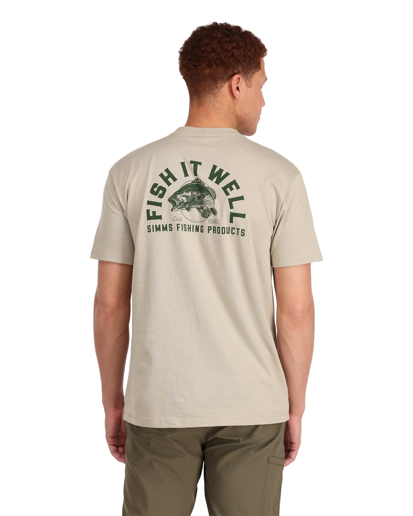 Model wearing Bass Tombstone T-Shirt