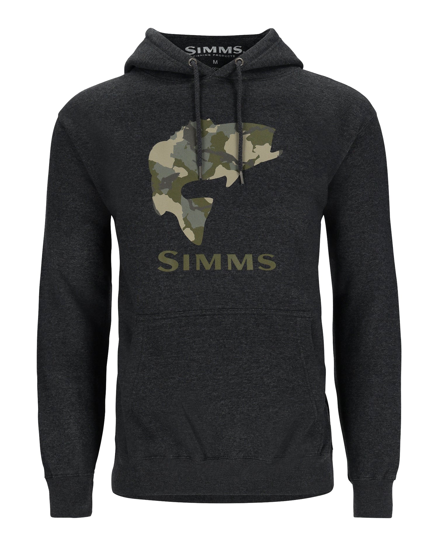 Simms M's Bass Fill Hoody Military Heather / M