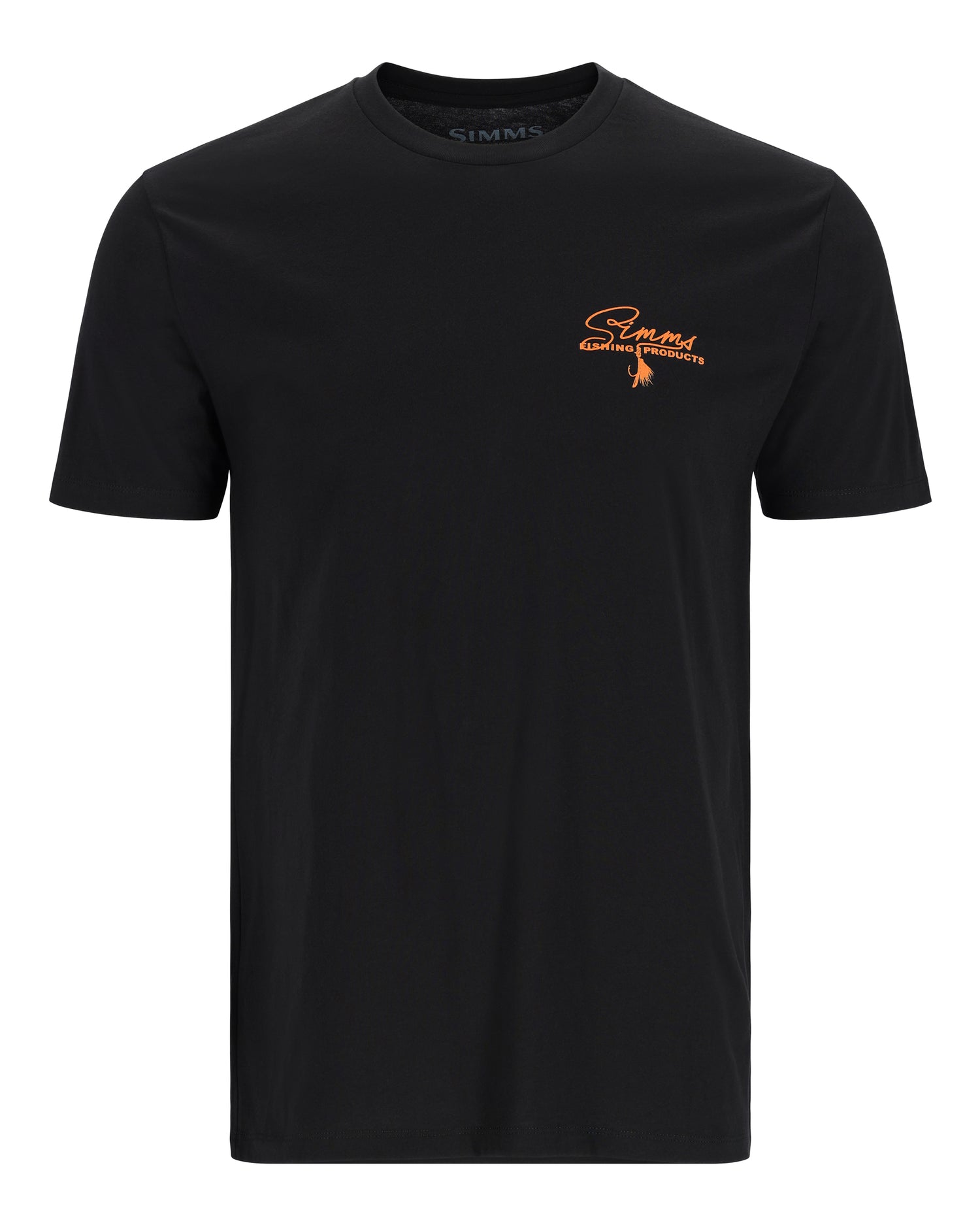 Simms Grim Reeler T-Shirt Black - Fishax