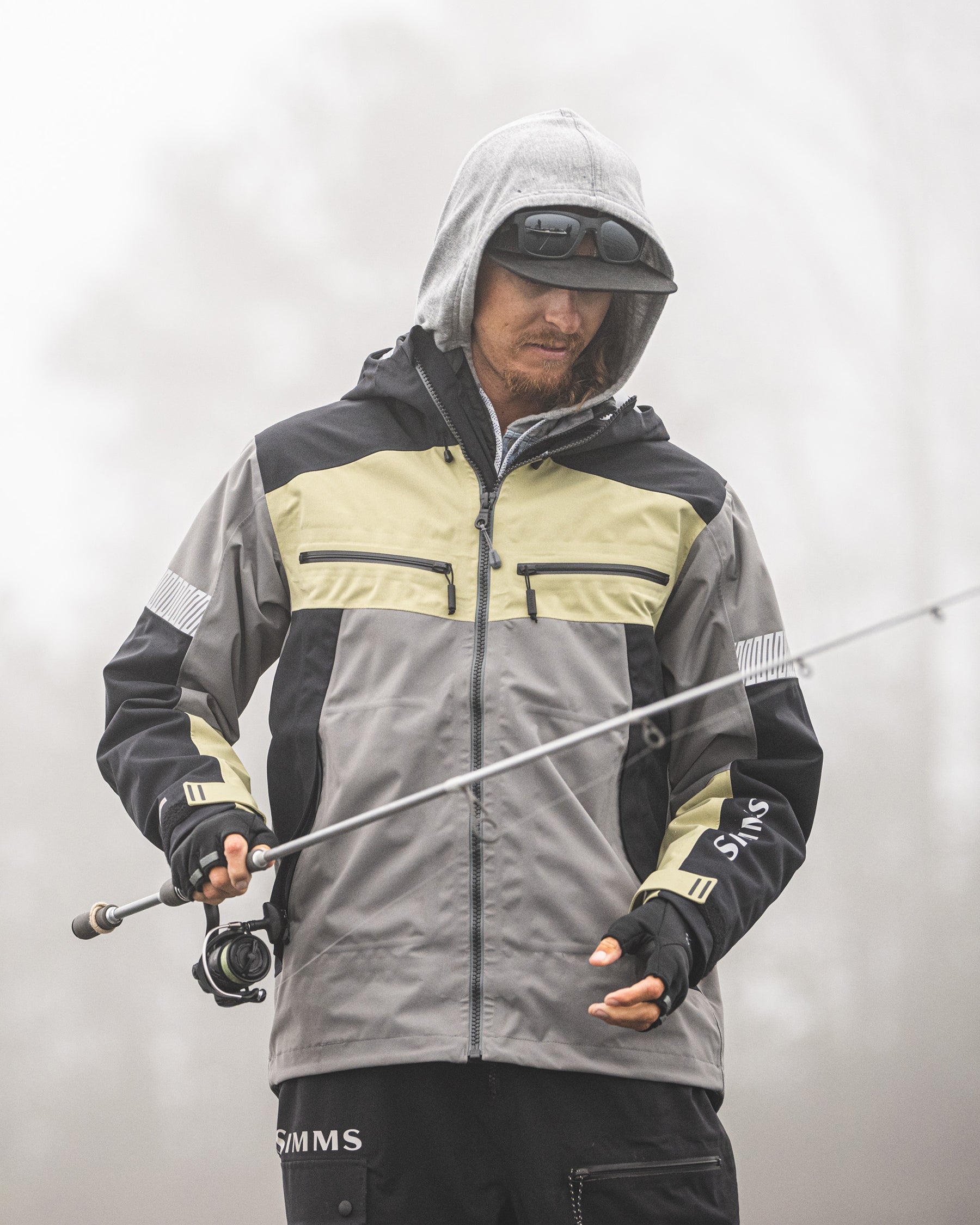 Past Season's Style Simms CX Waterproof Fishing Jacket