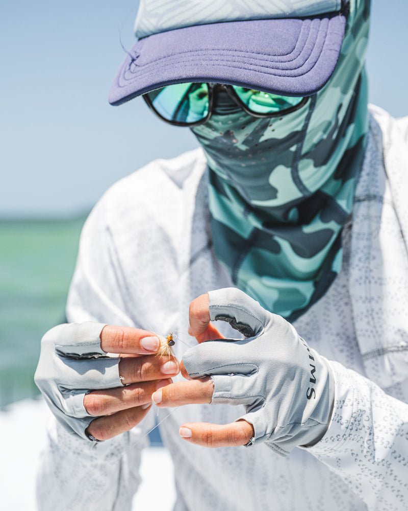 Fishing glove review - Simms sungloves for fly fishing and bass fishing