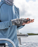 Simms SolarFlex SunGlove Fishing Gloves - Hex Camo Loden ☆ The Sporting  Shoppe ☆ Richmond, Rhode Island
